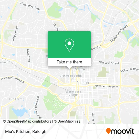 Mia's Kitchen map