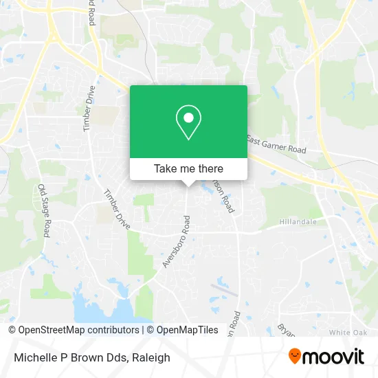 Michelle P Brown Dds map