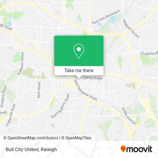 Bull City United map