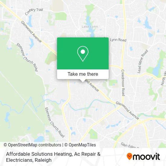 Affordable Solutions Heating, Ac Repair & Electricians map