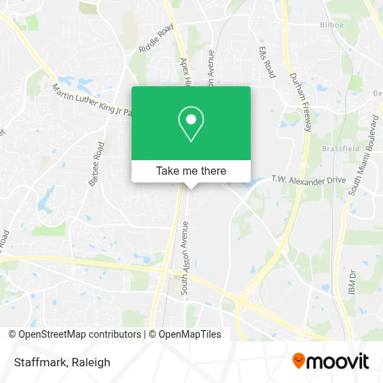 Staffmark map