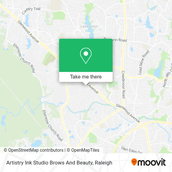 Artistry Ink Studio Brows And Beauty map