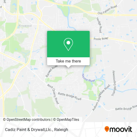 Cadiz Paint & Drywall,Llc. map
