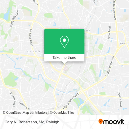 Cary N. Robertson, Md map