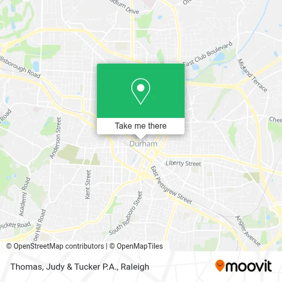Thomas, Judy & Tucker P.A. map