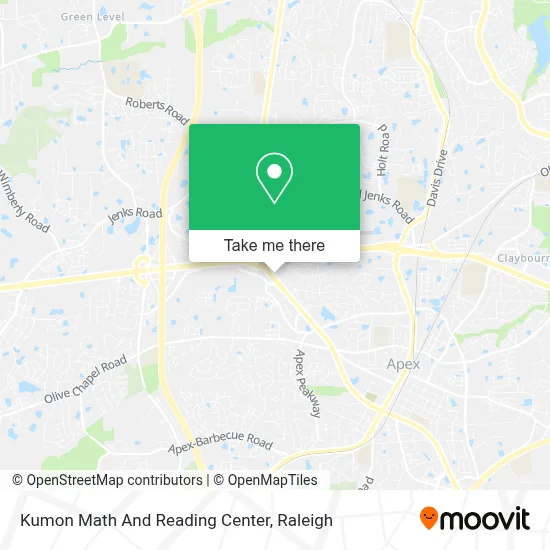 Kumon Math And Reading Center map