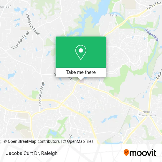 Jacobs Curt Dr map