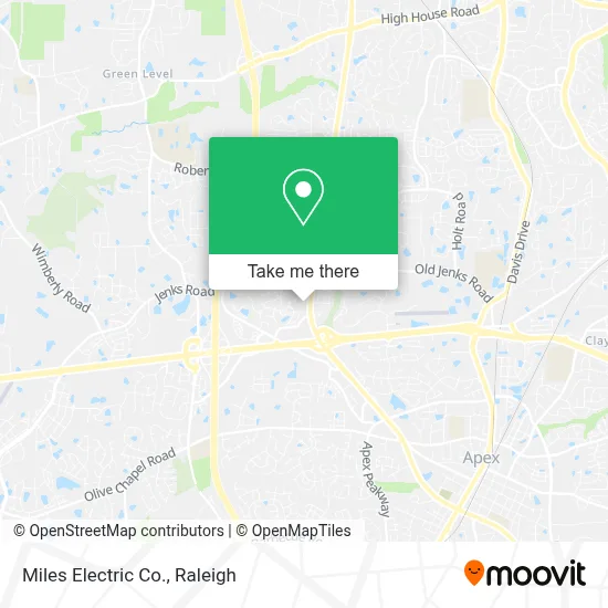 Miles Electric Co. map