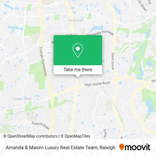 Amanda & Maxim Luxury Real Estate Team map