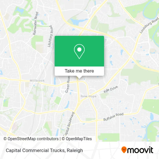 Capital Commercial Trucks map