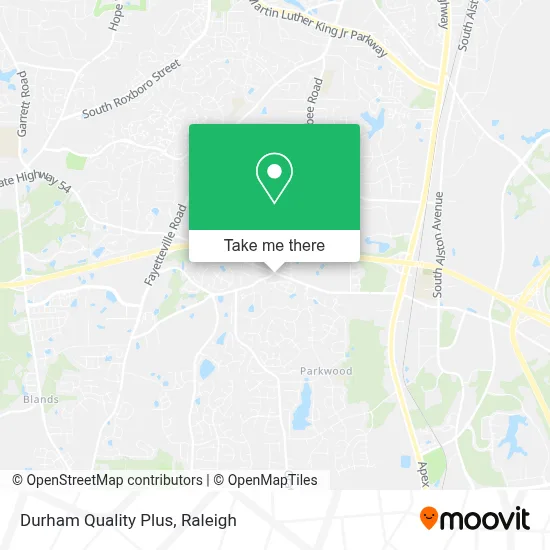 Durham Quality Plus map