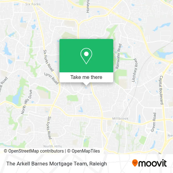 The Arkell Barnes Mortgage Team map
