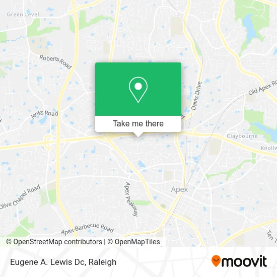 Eugene A. Lewis Dc map