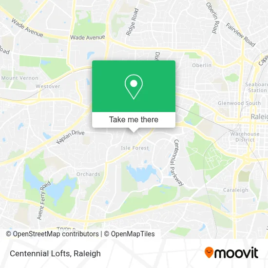 Centennial Lofts map