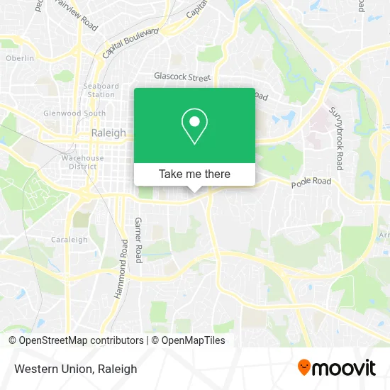 Western Union map