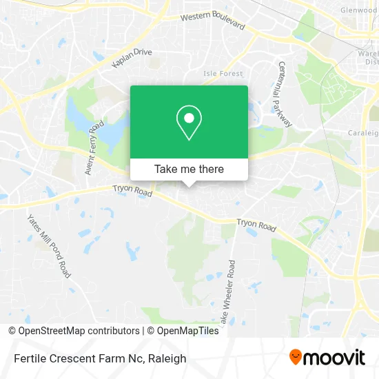 Fertile Crescent Farm Nc map