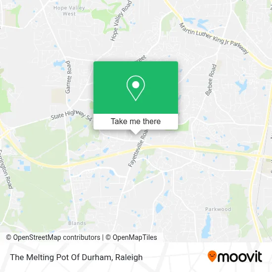 The Melting Pot Of Durham map