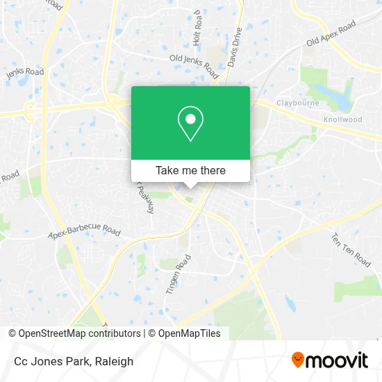 Cc Jones Park map
