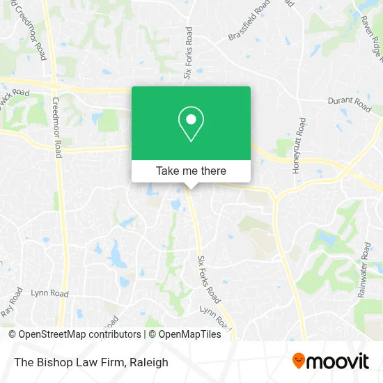 The Bishop Law Firm map