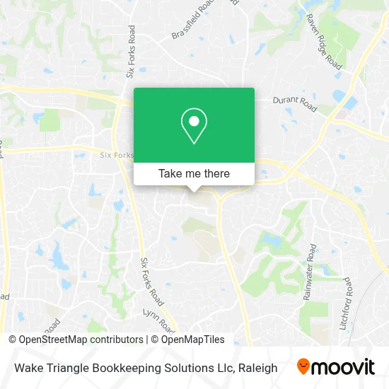 Wake Triangle Bookkeeping Solutions Llc map