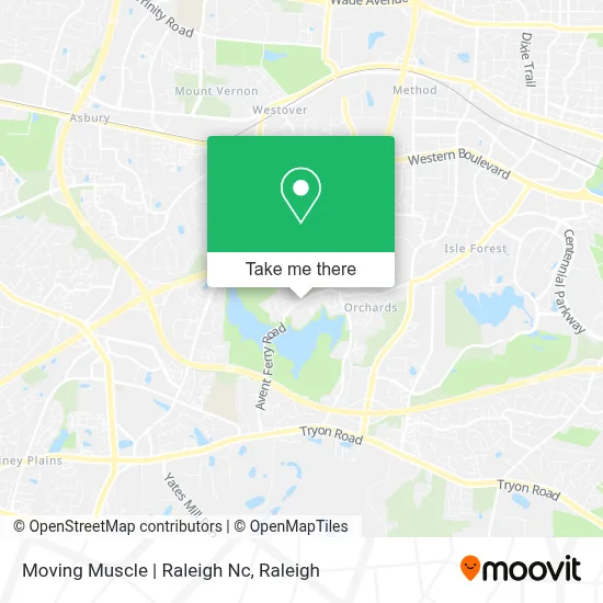 Moving Muscle | Raleigh Nc map