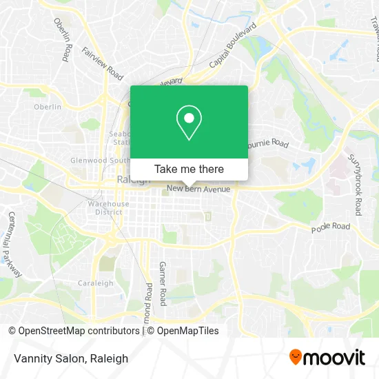 Vannity Salon map