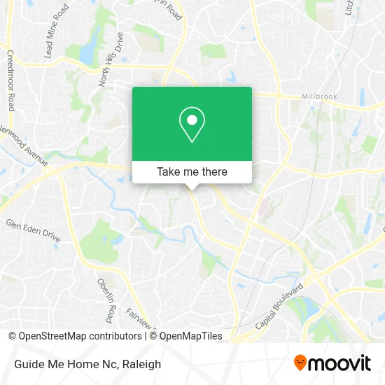 Guide Me Home Nc map