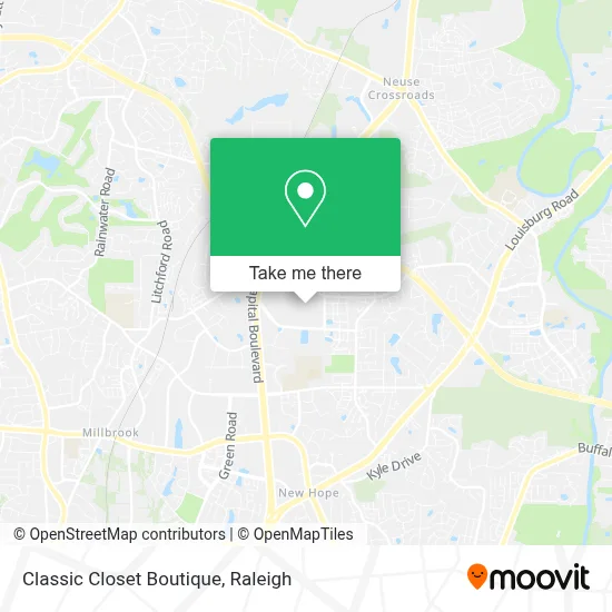 Classic Closet Boutique map