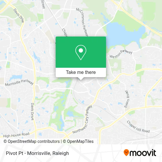 Pivot Pt - Morrisville map