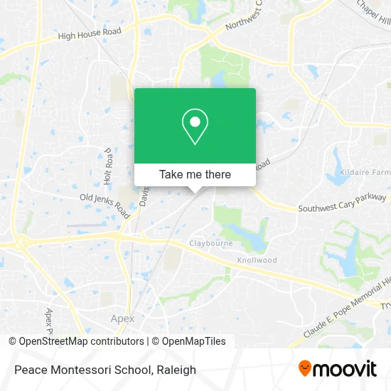 Peace Montessori School map