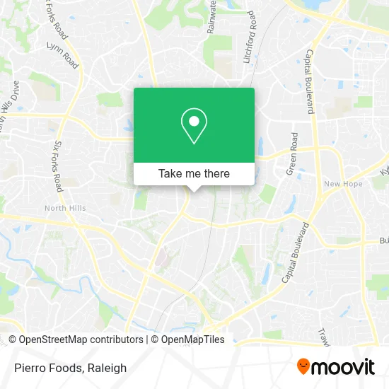 Pierro Foods map