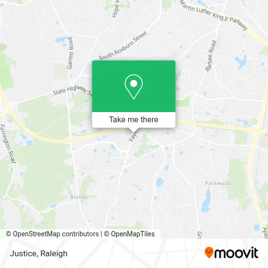 Justice map