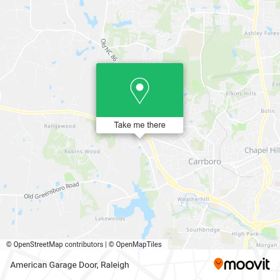 American Garage Door map