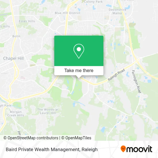 Baird Private Wealth Management map