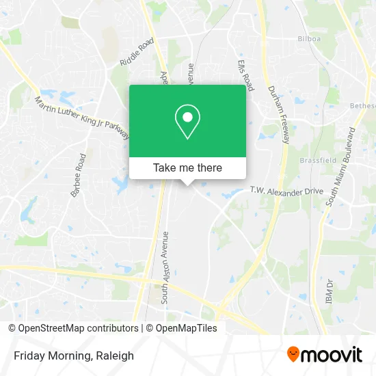 Friday Morning map