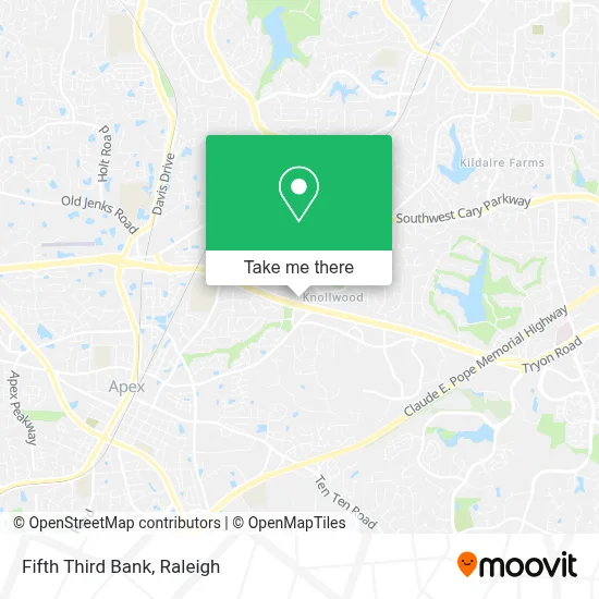 Fifth Third Bank map