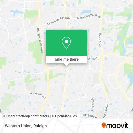 Western Union map