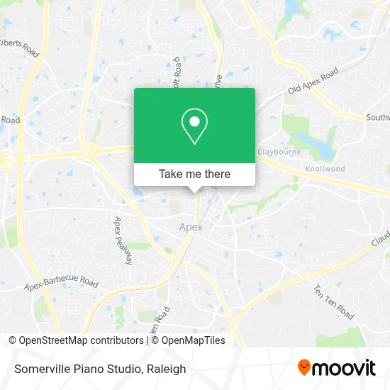 Somerville Piano Studio map