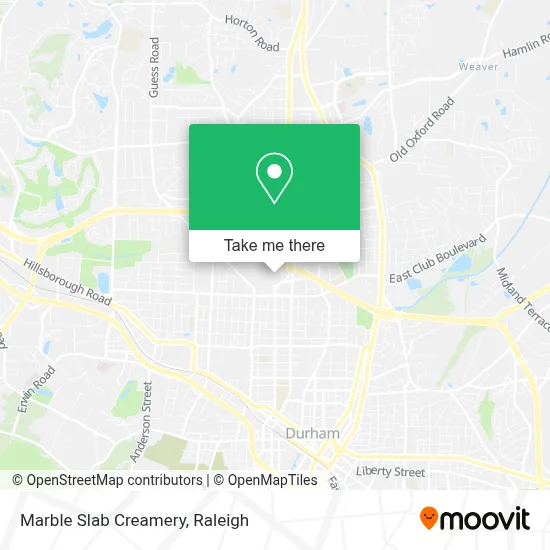 Marble Slab Creamery map