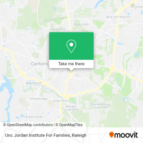 Unc Jordan Institute For Families map