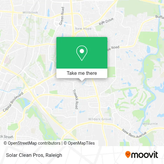 Solar Clean Pros map