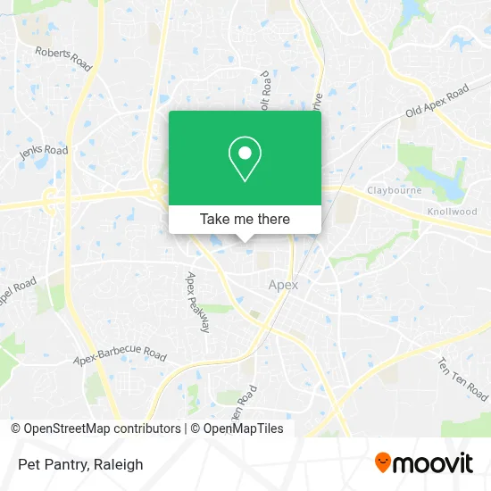 Pet Pantry map