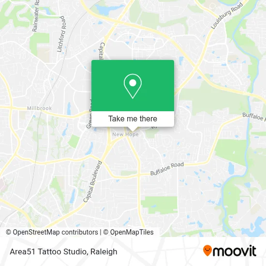 Area51 Tattoo Studio map