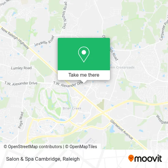 Salon & Spa Cambridge map