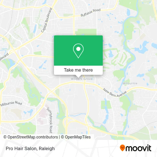 Pro Hair Salon map