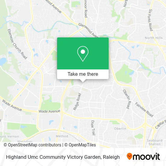 Highland Umc Community Victory Garden map