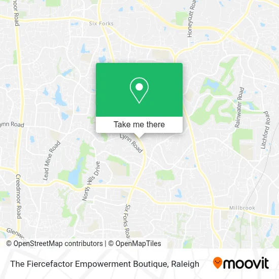 The Fiercefactor Empowerment Boutique map