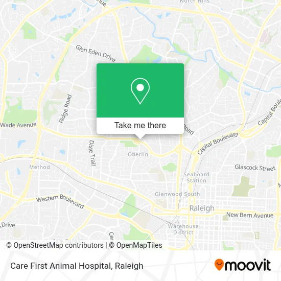 Care First Animal Hospital map
