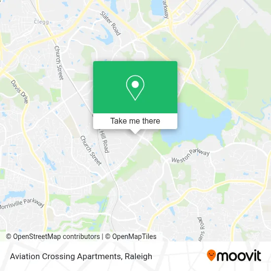Aviation Crossing Apartments map