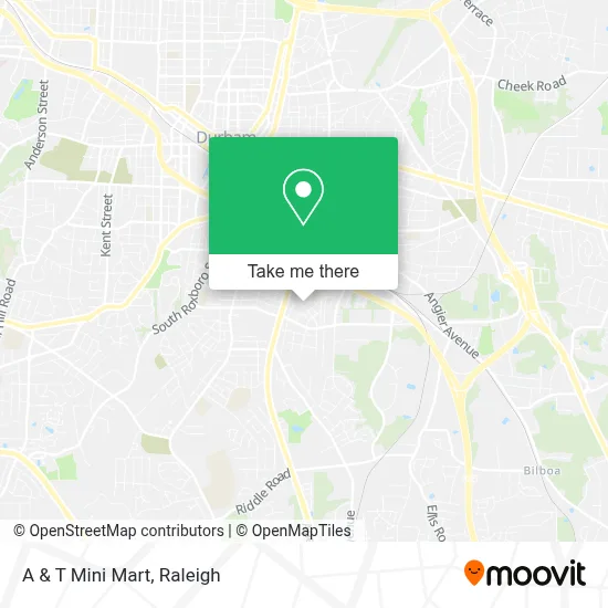 A & T Mini Mart map